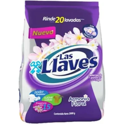 Las Llaves Detergente Floral 400 g