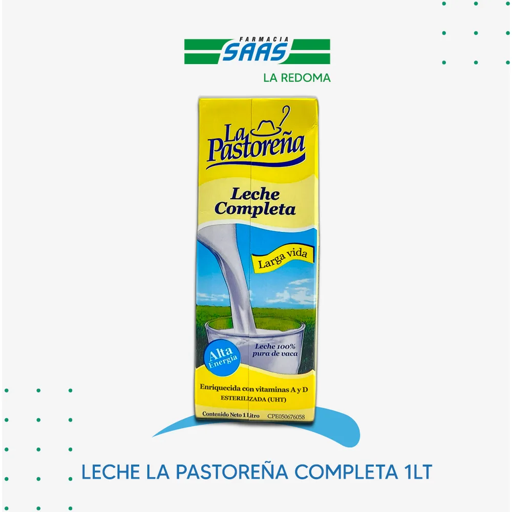 Leche Liquida la Pastoreña Completa 1LT