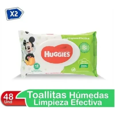 Toallas Humedas Huggies 48 UND
