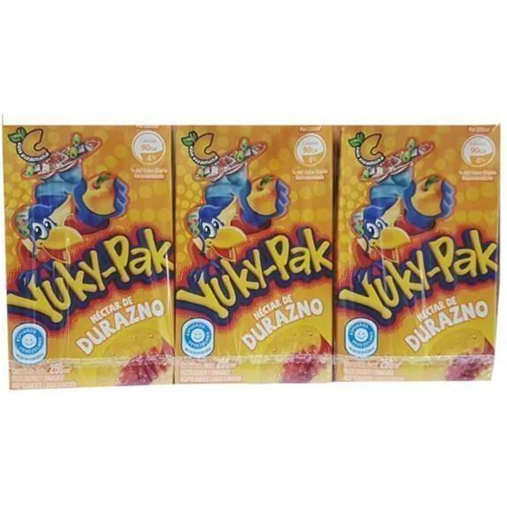 Yuky-pak Durazno 250 ML